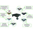 Buzon DPH-12-PH5 регулируемые опоры, з корректором уклона
