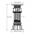 Buzon DPH-7-PH5 регулируемые опоры, з корректором уклона