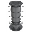 Buzon DPH-8-PH5 регулируемые опоры, з корректором уклона