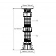 Buzon DPH-9-PH5 регулируемые опоры, з корректором уклона