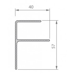 Кутник TWINSON 40х57