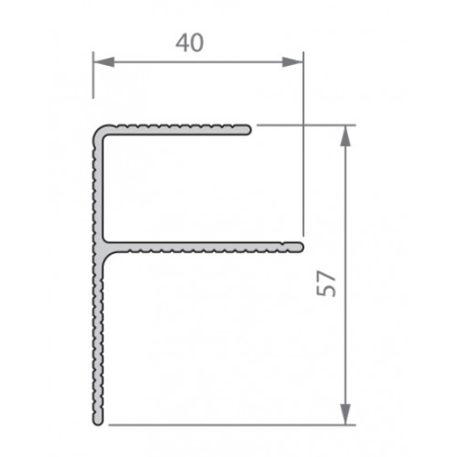 Кутник TWINSON 40х57